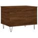 Table basse Chêne marron 60x44,5x45 cm Bois d'ingénierie - Photo n°5