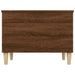 Table basse Chêne marron 60x44,5x45 cm Bois d'ingénierie - Photo n°7