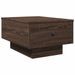 Table basse chêne marron 60x45x31 cm bois d'ingénierie - Photo n°2