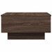 Table basse chêne marron 60x45x31 cm bois d'ingénierie - Photo n°5