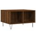 Table basse Chêne marron 60x50x36,5 cm Bois d'ingénierie - Photo n°6