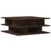 Table basse chêne marron 70x70x29 cm bois d'ingénierie - Photo n°1