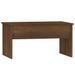 Table basse Chêne marron 80x50,5x41,5 cm Bois d'ingénierie - Photo n°3