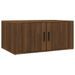 Table basse Chêne marron 80x50x36 cm Bois d'ingénierie - Photo n°1