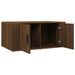 Table basse Chêne marron 80x50x36 cm Bois d'ingénierie - Photo n°6