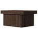 Table basse chêne marron 80x55x40 cm bois d'ingénierie - Photo n°7