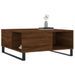 Table basse chêne marron 80x80x36,5 cm bois d'ingénierie - Photo n°3