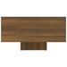 Table basse Chêne marron 85x55x31 cm Bois d'ingénierie - Photo n°6