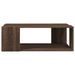 Table basse chêne marron 89,5x48x30 cm bois d'ingénierie - Photo n°4