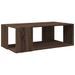 Table basse chêne marron 89,5x48x30 cm bois d'ingénierie - Photo n°6