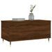 Table basse Chêne marron 90x44,5x45 cm Bois d'ingénierie - Photo n°4