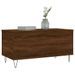 Table basse Chêne marron 90x44,5x45 cm Bois d'ingénierie - Photo n°4