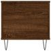 Table basse Chêne marron 90x44,5x45 cm Bois d'ingénierie - Photo n°7