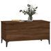 Table basse Chêne marron 90x44,5x45 cm Bois d'ingénierie - Photo n°4