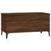 Table basse Chêne marron 90x44,5x45 cm Bois d'ingénierie - Photo n°6