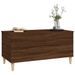 Table basse Chêne marron 90x44,5x45 cm Bois d'ingénierie - Photo n°4