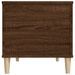 Table basse Chêne marron 90x44,5x45 cm Bois d'ingénierie - Photo n°8