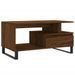 Table basse Chêne marron 90x49x45 cm Bois d'ingénierie - Photo n°1