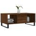 Table basse Chêne marron 90x50x36,5 cm Bois d'ingénierie - Photo n°3