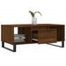 Table basse Chêne marron 90x50x36,5 cm Bois d'ingénierie - Photo n°4