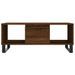 Table basse Chêne marron 90x50x36,5 cm Bois d'ingénierie - Photo n°5