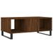 Table basse Chêne marron 90x50x36,5 cm Bois d'ingénierie - Photo n°8