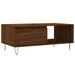 Table basse Chêne marron 90x50x36,5 cm Bois d'ingénierie - Photo n°1