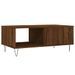 Table basse Chêne marron 90x50x36,5 cm Bois d'ingénierie - Photo n°8