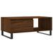 Table basse Chêne marron 90x50x36,5 cm Bois d'ingénierie - Photo n°1