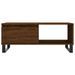 Table basse Chêne marron 90x50x36,5 cm Bois d'ingénierie - Photo n°5