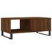 Table basse Chêne marron 90x50x36,5 cm Bois d'ingénierie - Photo n°8