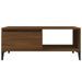 Table basse Chêne marron 90x50x36,5 cm Bois d'ingénierie - Photo n°5