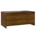 Table basse Chêne marron 90x50x41,5 cm Bois d'ingénierie - Photo n°2