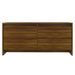 Table basse Chêne marron 90x50x41,5 cm Bois d'ingénierie - Photo n°5