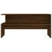 Table basse chêne marron 90x55x42,5 cm bois d'ingénierie - Photo n°4