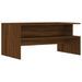 Table basse chêne marron 90x55x42,5 cm bois d'ingénierie - Photo n°6