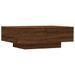 Table basse Chêne marron 90x60x31 cm Bois d'ingénierie - Photo n°2