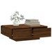 Table basse Chêne marron 90x60x31 cm Bois d'ingénierie - Photo n°4