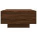 Table basse Chêne marron 90x60x31 cm Bois d'ingénierie - Photo n°6