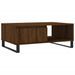 Table basse chêne marron 90x60x35 cm bois d'ingénierie - Photo n°2