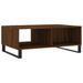 Table basse chêne marron 90x60x35 cm bois d'ingénierie - Photo n°8