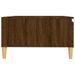 Table basse chêne marron 90x60x35 cm bois d'ingénierie - Photo n°6