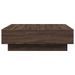 Table basse Chêne marron 90x90x28 cm Bois d'ingénierie - Photo n°5