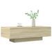 Table basse chêne sonoma 100x49,5x31 cm bois d'ingénierie - Photo n°3