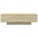 Table basse chêne sonoma 100x49,5x31 cm bois d'ingénierie - Photo n°4