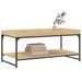 Table basse chêne sonoma 100x49x45 cm bois d'ingénierie - Photo n°3