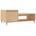 Table basse Chêne sonoma 100x50x45 cm Bois d'ingénierie - Photo n°1