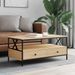 Table basse chêne sonoma 100x51x45 cm bois d'ingénierie - Photo n°1