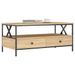 Table basse chêne sonoma 100x51x45 cm bois d'ingénierie - Photo n°3