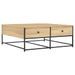 Table basse chêne sonoma 100x99x40 cm bois d'ingénierie - Photo n°1